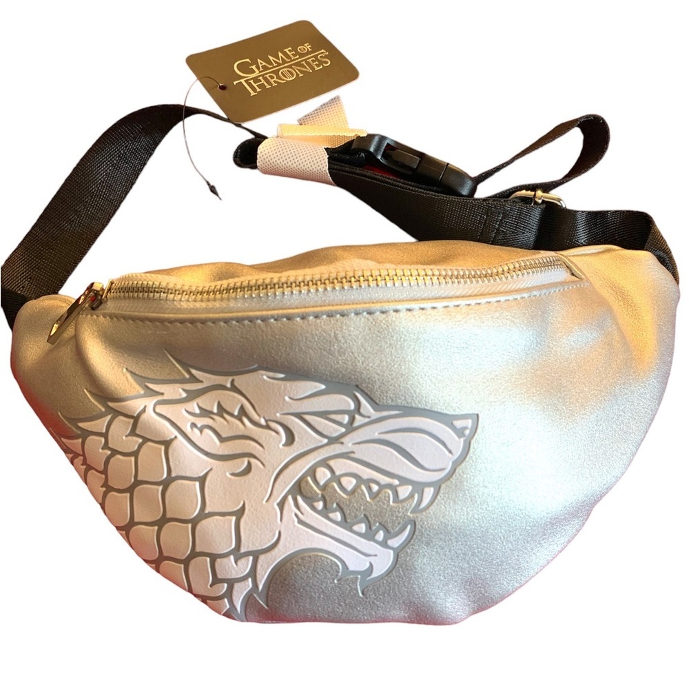 Game of thrones HBO Fanny pack Silver NWT